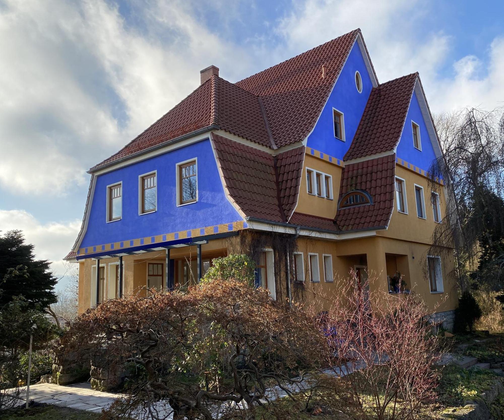 Ferienwohnung Blaues Haus Шмалькальден Екстер'єр фото